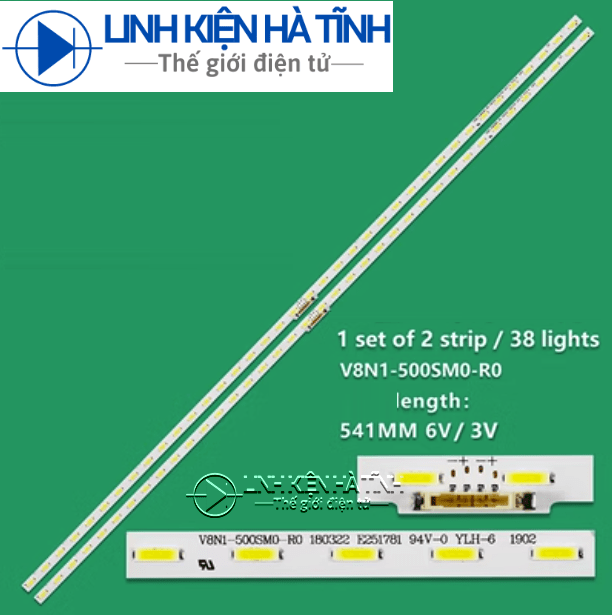 THANH LED TIVI SAMSUNG UA50NU7100 UA50NU7300 UA50NU7090 UA50RU7200 UA50N5500 UA50RU7100 UA50RU7300 UA50RU7400 HÀNG MỚI L033